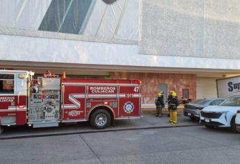 Un reporte de incendio en Galería San Miguel movilizo a los grupos de emergencias de Culiacán