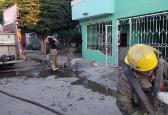 Se incendia taller de carpintería en Los Mochis