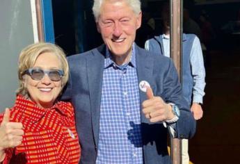 Bill y Hillary Clinton ya emitieron su voto ¿Pero para quien fue?