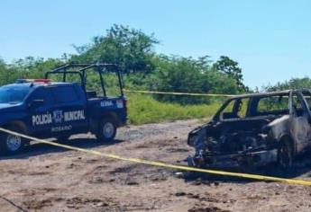 Localizan un cuerpo y una camioneta calcinados en la Sierra de Rosario tras enfrentamientos