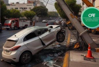 CFE: ¿Cuáles son las consecuencias por dañar un poste de luz?