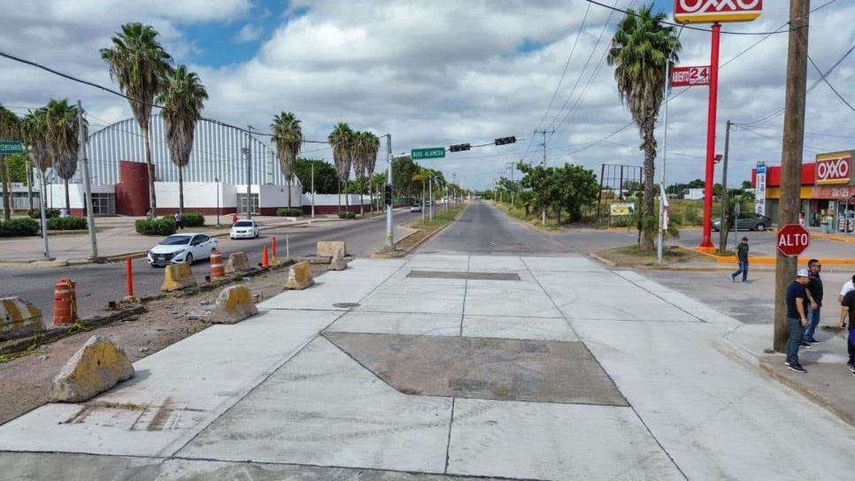 En 10 días abrirán circulación del cruce de Centenario y Sinaloa, en Los Mochis