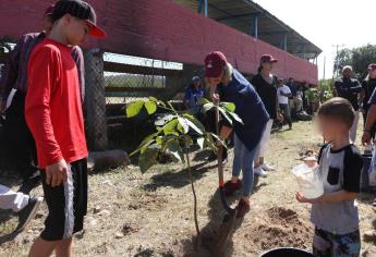 Estrella Palacios lleva programa de arborización a la zona rural de Mazatlán