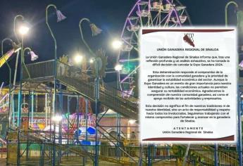 Se cancela la Feria Ganadera Culiacán 2024