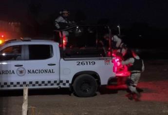 Guardia Nacional asegura camioneta con armas de fuego en Barrancos, Culiacán