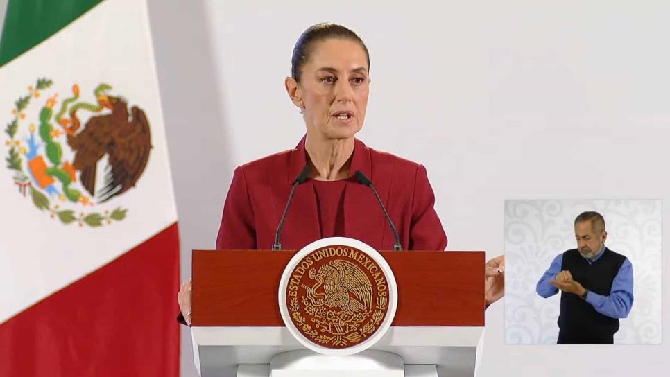 Claudia Sheinbaum: Sinaloa se atiende, poco a poco se irá pacificando