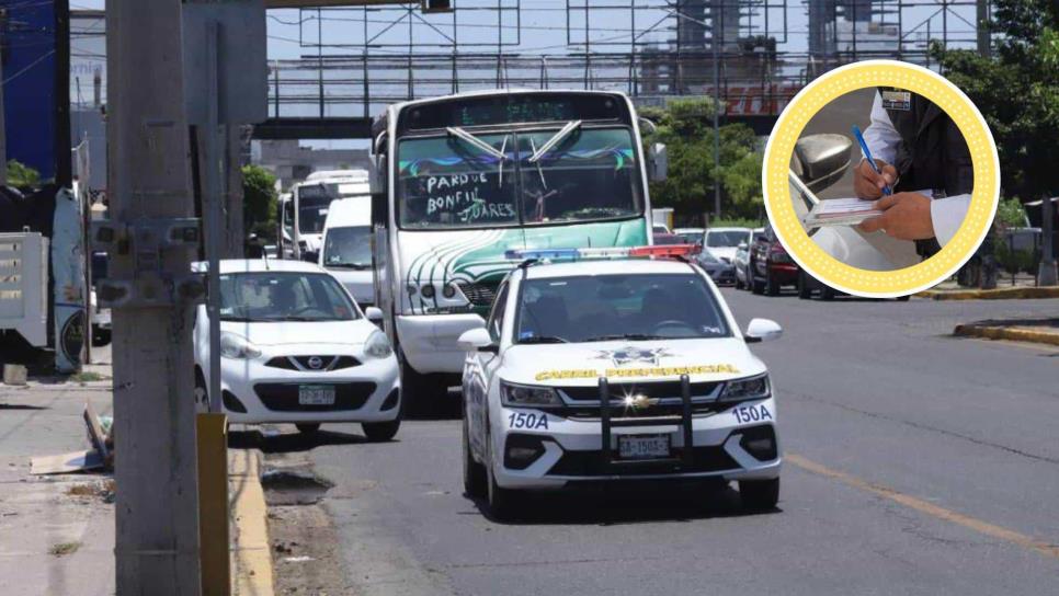 De cuánto es la multa por no respetar el carril preferencial en Mazatlán