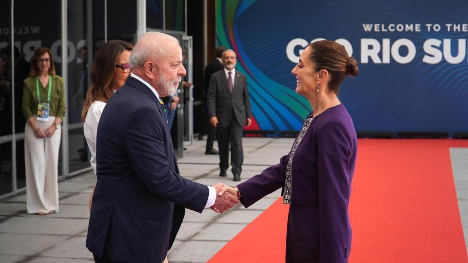 Claudia Sheinbaum propone en el G20 destinar 1 % del gasto militar a programa de reforestación