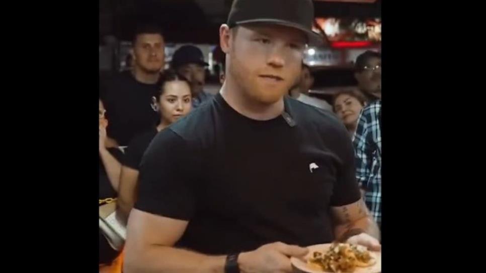 Saúl Canelo Álvarez y la forma de cómo pedirle tacos a sus trabajadores | VIDEO