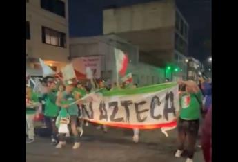 Afición como siempre apoyando a la selección mexicana previo al juego ante Honduras | VIDEO