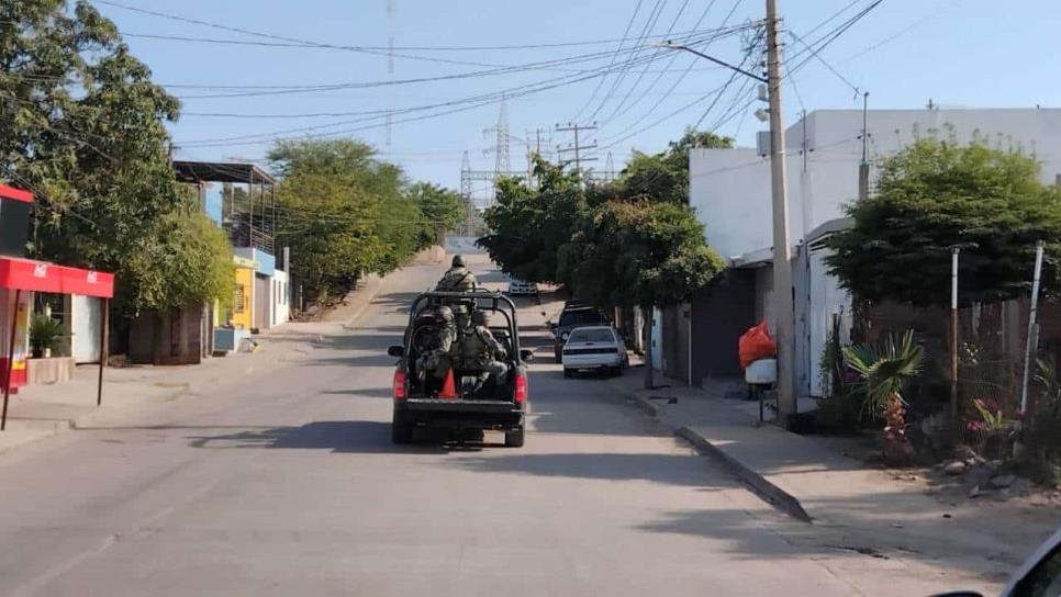 Balacera provoca movilización en la colonia Buenos Aires en Culiacán