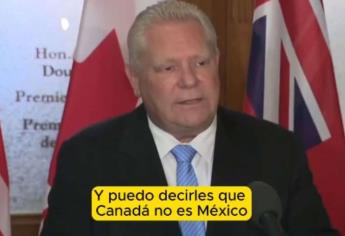 Doug Ford, primer ministro de Ontario, estalla contra Donald Trump tras comparar a Canadá con México | VIDEO