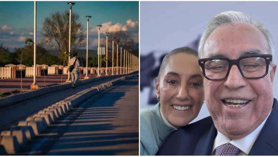 Aparte del Mega Malecón de Culiacán, ¿qué otros proyecto presentó Rocha Moya a Sheinbaum