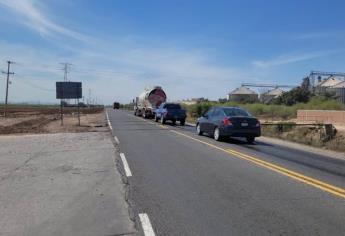 Ahome: Obras Públicas atribuye accidentes en la Lateral 18 al mal uso de la vía