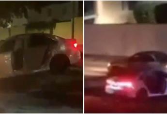 Localizan un Audi chocado y con impactos de bala en la colonia Santa Fe de Culiacán