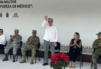 Rocha Moya clausura la exposición militar “La Gran Fuerza de México”