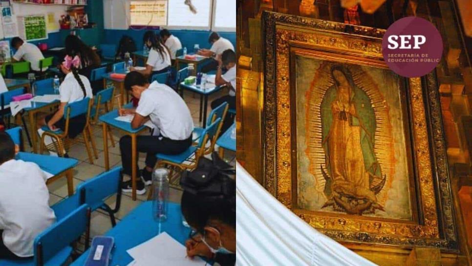 SEP: ¿habrá suspensión de clases el 12 de diciembre por el día de la Virgen de Guadalupe? 