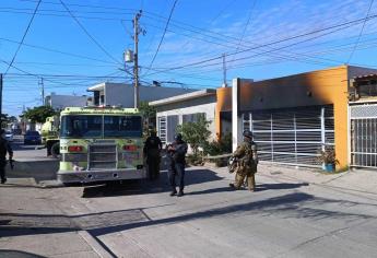 Queman una casa en la colonia La Florida en Culiacán