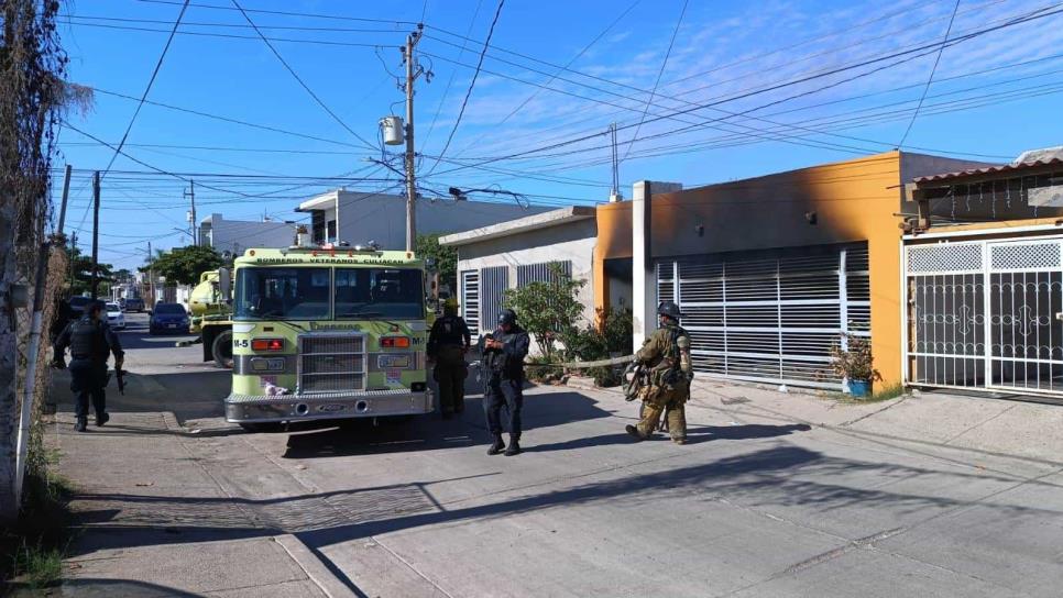 Queman una casa en la colonia La Florida en Culiacán