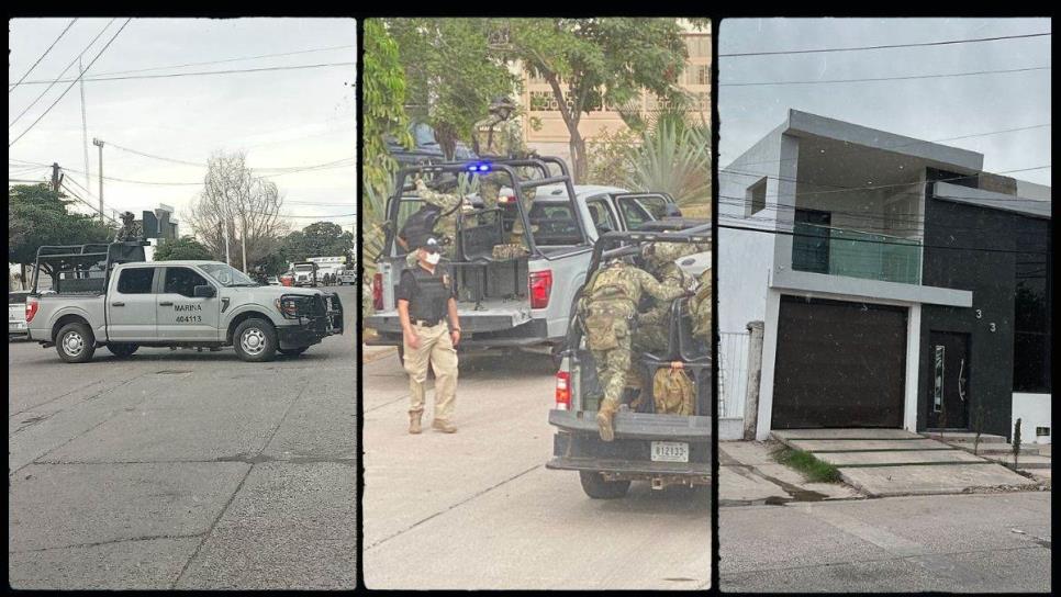 Fuerzas Especiales de la Marina catean ranchos en El Guayabo y El Carrizo; revientan casas en Los Mochis