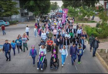 Caminata “Amigos de la Discapacidad” marca el Día Mundial de la Inclusión en Ahome