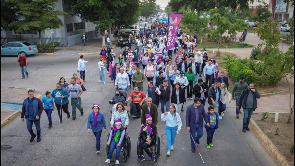 Caminata “Amigos de la Discapacidad” marca el Día Mundial de la Inclusión en Ahome