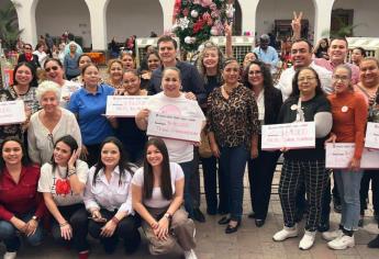 Ayuntamiento de Culiacán entrega cheques a Mujeres Emprendedores por el Bienestar