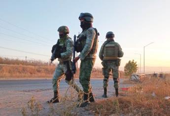 Ejército detiene a 4 sujetos y les asegura un arsenal, en Concordia