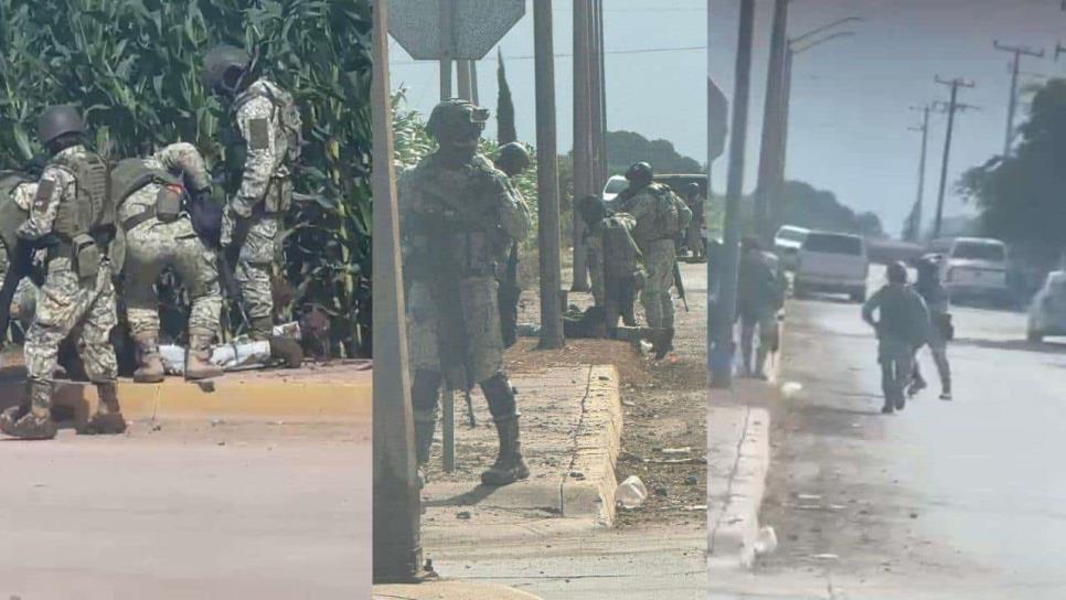 Se registra enfrentamiento entre militares y civiles en Angostura; aseguran a un hombre y una camioneta