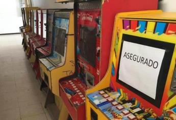 Catean 19 minicasinos y decomisan 99 maquinitas en Culiacán