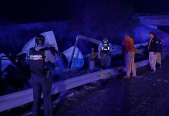 Dos elementos de la Guardia Nacional mueren durante un accidente en Navolato