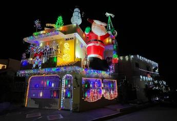 Así luce la Casa de Santa Claus en Mazatlán