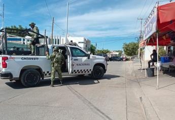 Militares rescatan a 3 personas secuestradas en la colonia López Mateos, Culiacán