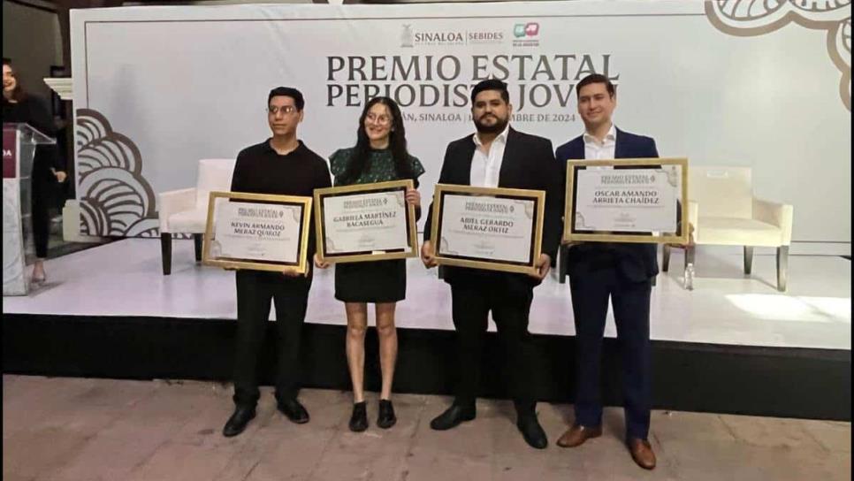 Por su labor a informar, cuestionar y buscar la verdad, ISJU premia a cuatro periodistas sinaloenses Por su labor a informar, cuestionar y buscar la verdad, ISJU premia a cuatro periodistas sinaloenses