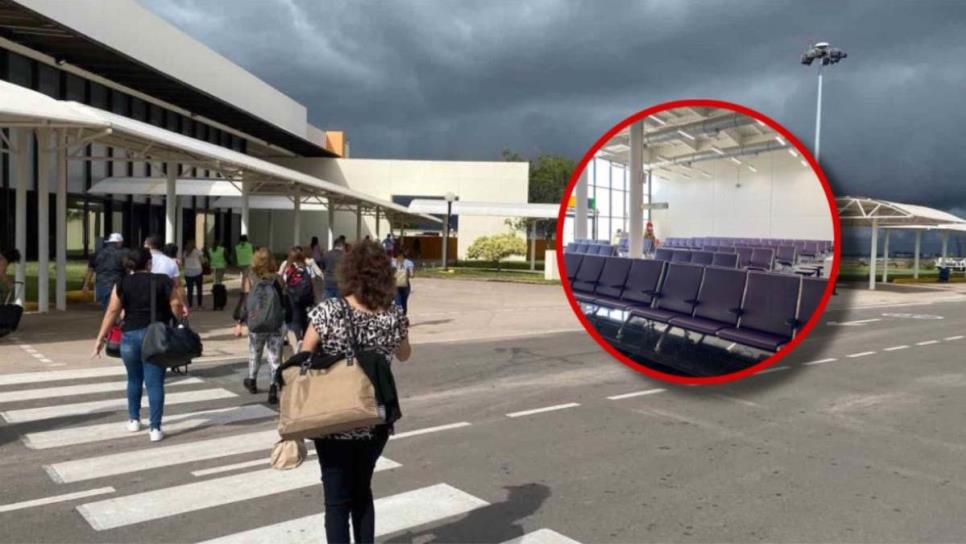 Aeropuerto de Los Mochis amplía sus instalaciones: así quedó su sala de espera | FOTOS