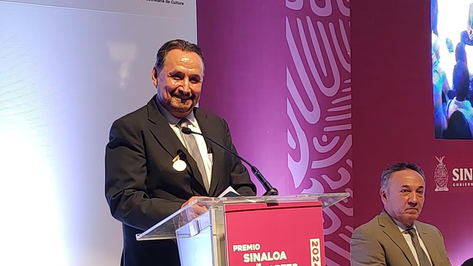 Lázaro Fernando Rodríguez es el ganador del Premio Sinaloa de las Artes 2024