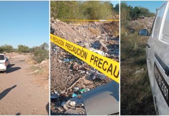 Matan a un hombre en Navolato y lo dejan en un basurero clandestino