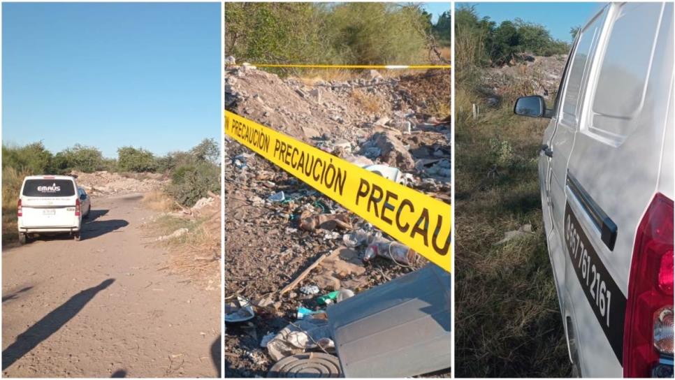 Matan a un hombre en Navolato y lo dejan en un basurero clandestino