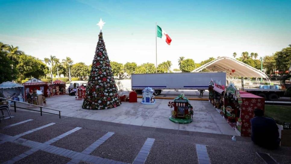 El DIF Sinaloa te invita a la inauguración de la pista de hielo y el encendido del árbol de Navidad