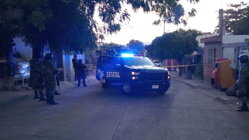 Balean un domicilio en la colonia 10 de Mayo en Culiacán