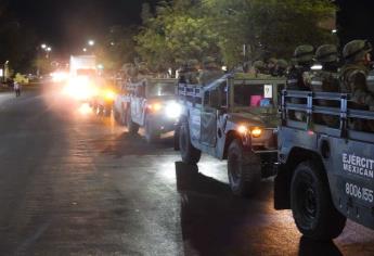 Tras balacera en Tecuyo, Elota, militares aseguran a un civil, vehículos, armas largas y cartuchos