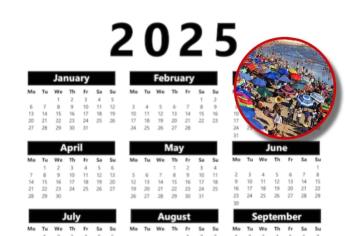 Estos son todos los días de descanso obligatorio para el 2025, ¿cuándo será el primer día?