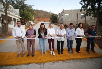 Inaugura Estrella Palacios obras de pavimentación y rehabilitación hidrosanitaria en la Mazatlán I y Doña Chonita