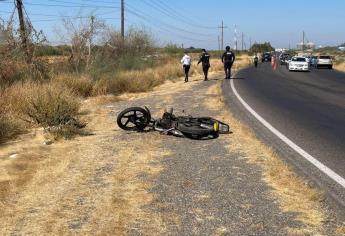 En vísperas de Nochebuena muere joven al accidentarse en su moto entre Guamúchil y Angostura