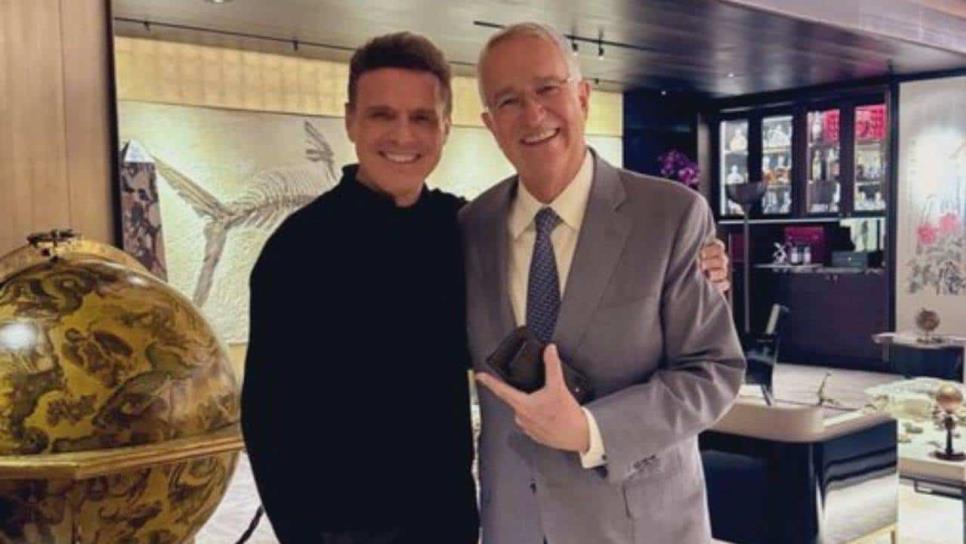 Ricardo Salinas Pliego presume cena con Luis Miguel tras finalizar su gira en la CDMX