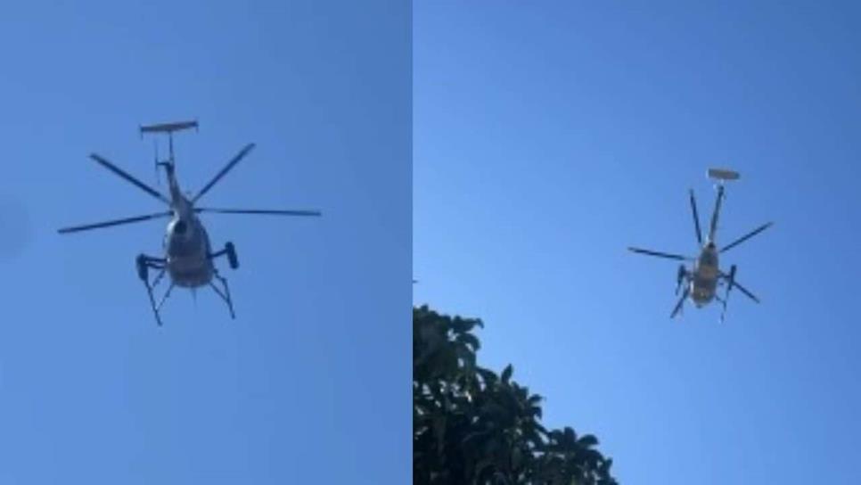 Helicópteros militares sobrevuelan Costa Rica, Culiacán tras enfrentamientos