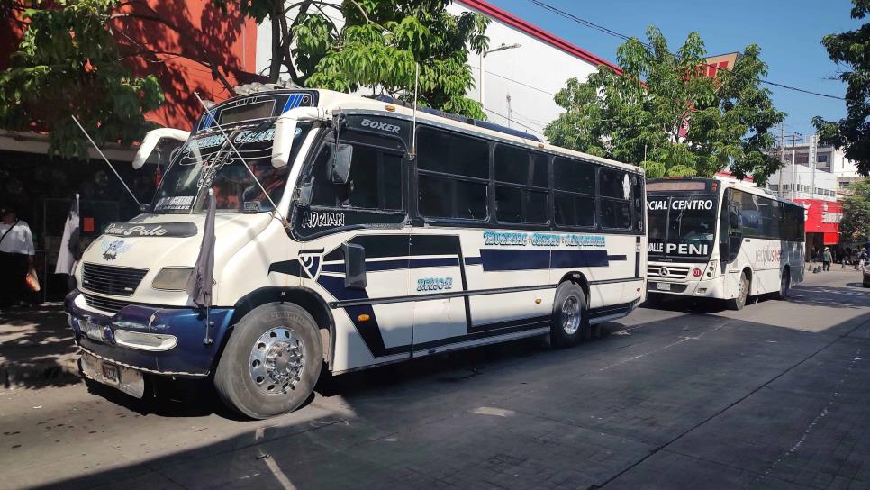 ¿Qué rutas de camiones de Culiacán recortan horario ante inseguridad?