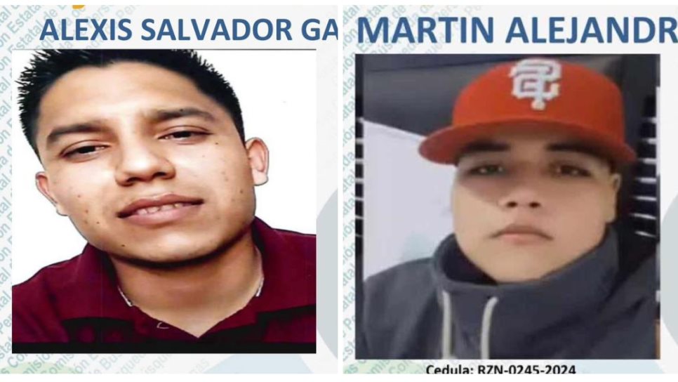 Reportan a dos jóvenes desaparecidos en Los Mochis