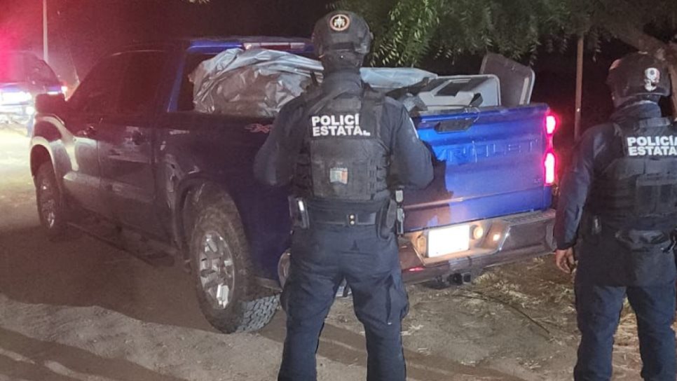 Grupo Élite de la Policía Estatal recupera camioneta robada en Mocorito