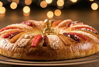 Rosca de Reyes de lujo incluye figuras del Niño Dios de oro de 14 quilates